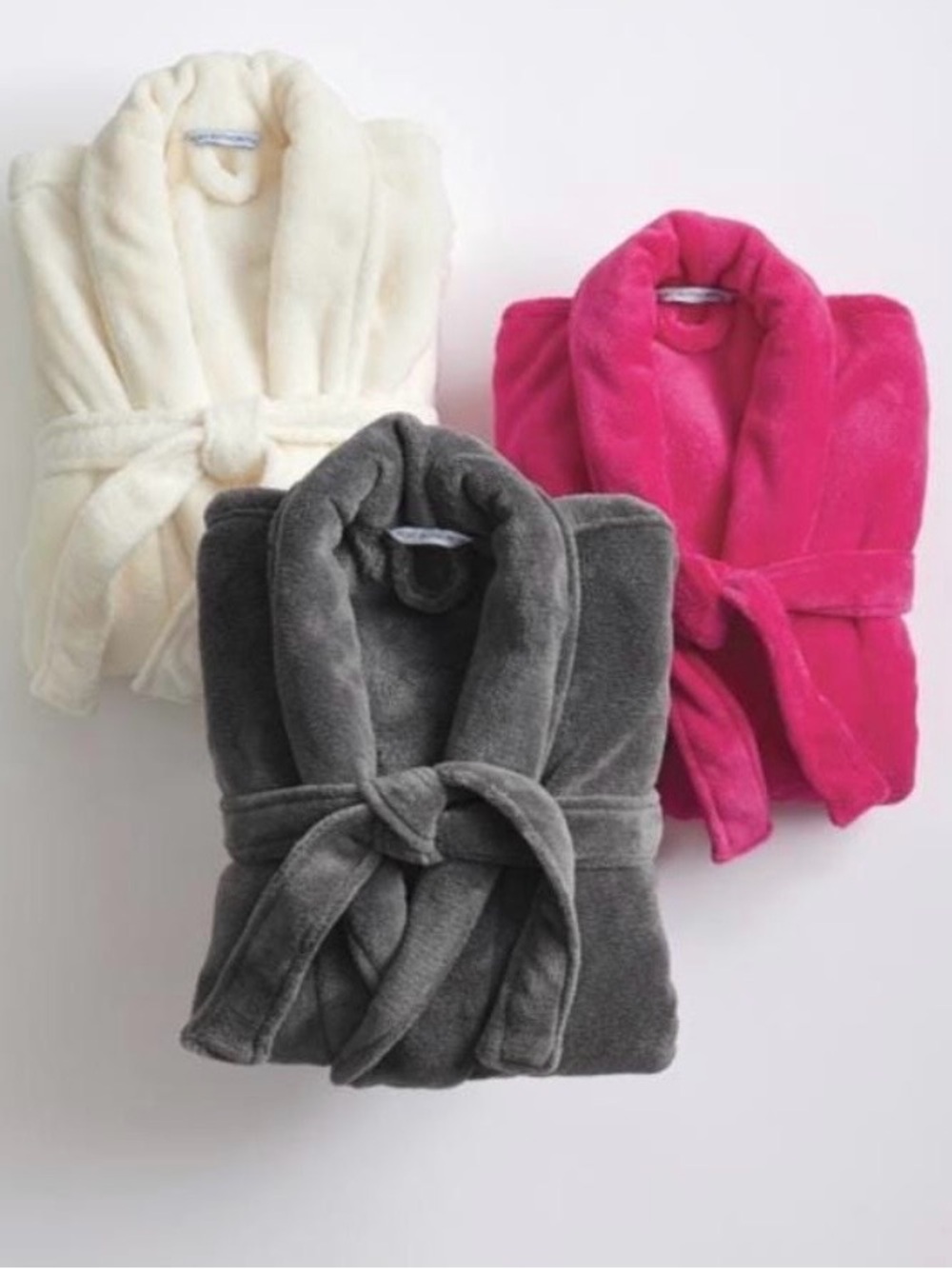 Luxury Spa Personalized Embroidered Fleece Robes